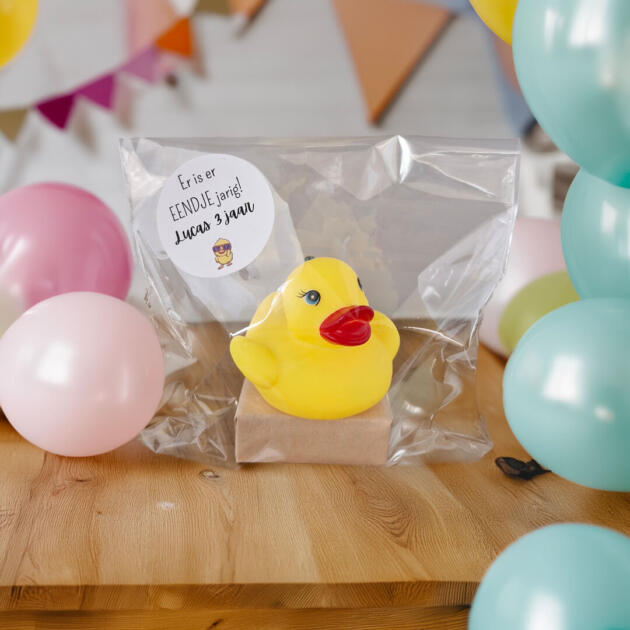 Er is er eendje jarig traktatie