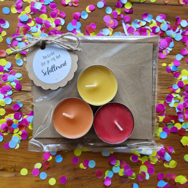 Bedankt dat je mij liet schitteren