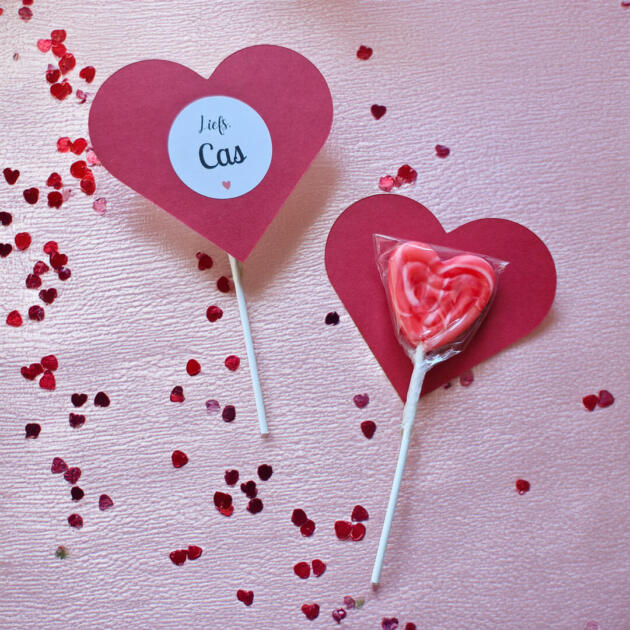 Hartjeslolly traktatie